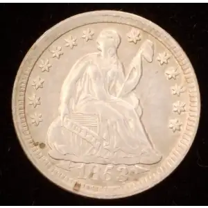 Half Dimes---Liberty Seated 1837-1873-Silver- 0.5 Dime (2)
