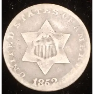 Silver Three Cent Pieces Trimes-1851-1873