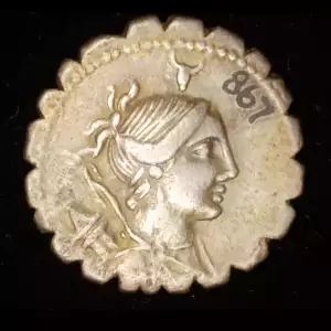A. Postumius Albinus, AR Denarius