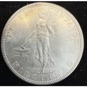 PHILIPPINES Silver 50 CENTAVOS