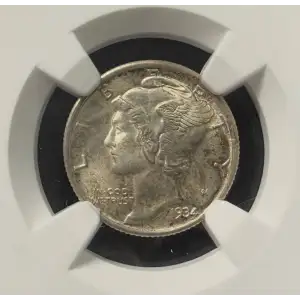 1934 Dimes Winged Liberty Head or Mercury NGC MS-65 FB