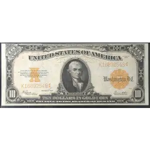 $10 1922 Gold Gold Certificates 1173