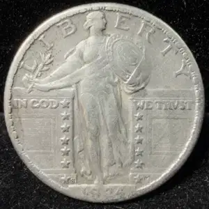 Quarter Dollars---Standing Liberty