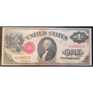 $1 1917 Small Red, scalloped Legal Tender Issues 36