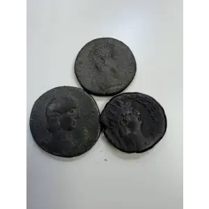 54-235 Nero, Marcus Aurelius, Julia Mamaea Ancient Roman Provincial Group Lot Good-VF