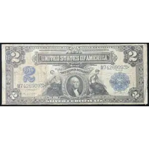 $2 1899 Blue Silver Certificates 256