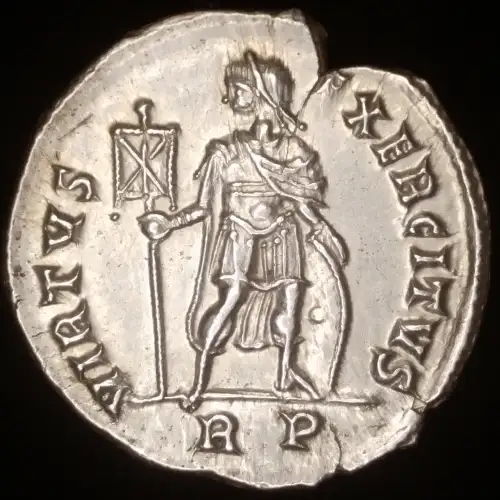 Theodosius I 'the Great', AR Miliarense (2)