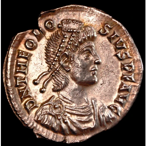 Theodosius I 'the Great', AR Miliarense (2)