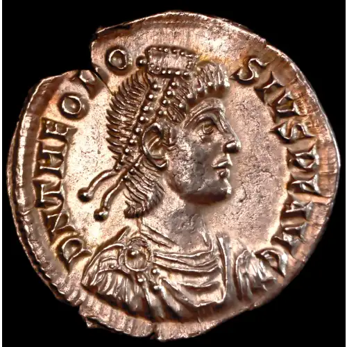 Theodosius I 'the Great', AR Miliarense (2)