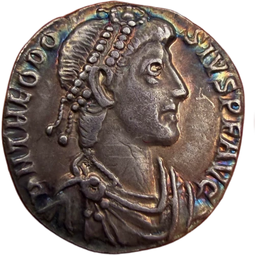 Theodosius I 'the Great', AR Siliqua