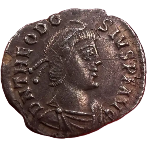 Theodosius I 'the Great', AR Siliqua