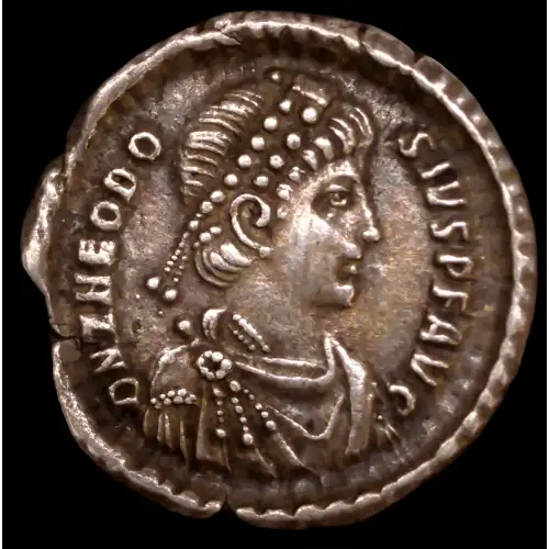 Theodosius I 'the Great', AR Siliqua