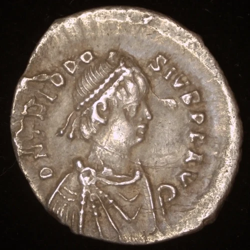 Theodosius II, AR Siliqua