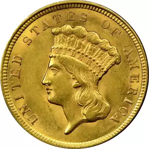 Three Dollar (1854 – 1889) - AU