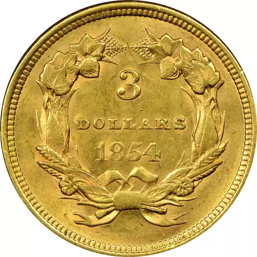 Three Dollar (1854 – 1889) - AU (2)