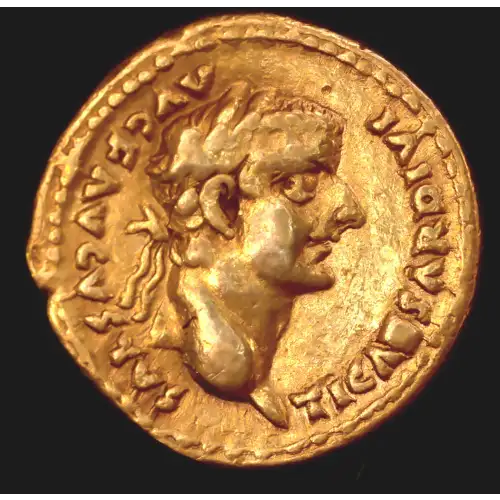 Tiberius, AV Aureus 'Gold Tribute Penny'