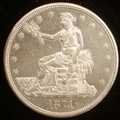 Trade Dollars---Trade Dollars 1873-1885 -Silver- 1 Dollar (2)