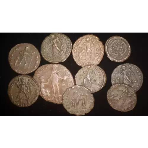 Valentinian Dynasty, 10 AE Coin Lot 