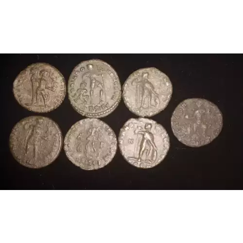 Valentinian Dynasty, 7 AE Coin Lot