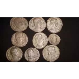 Valentinian Dynasty, 9 AE Coin Lot